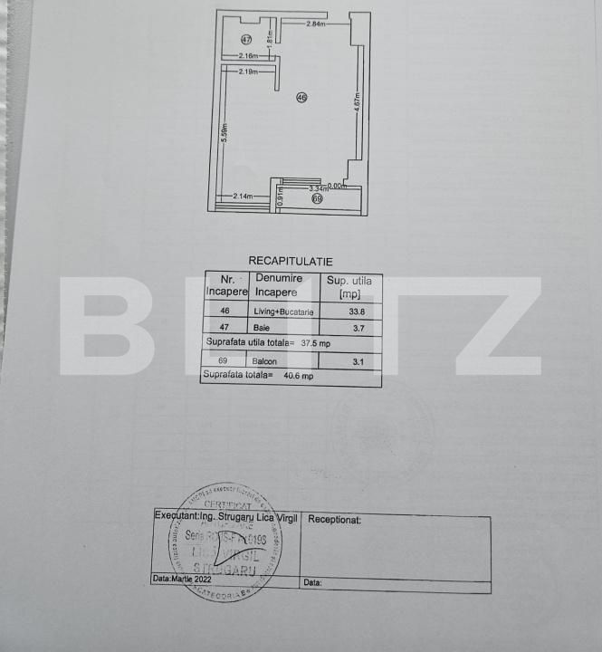Apartament de vânzare 2 camere Tatarasi - 199420AV | BLITZ Iași | Poza10