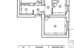 Apartament cu 3 camere, 46 mp, zona Pacurari