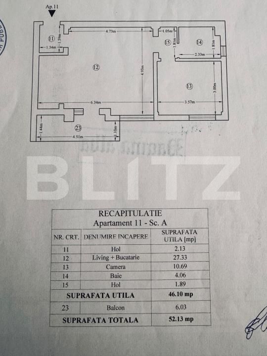 Apartament de vânzare 2 camere Bucium - 199992AV | BLITZ Iași | Poza9