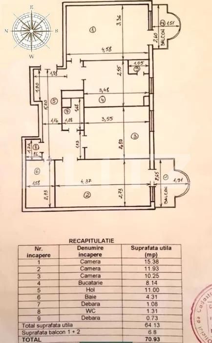 Apartament de vânzare 3 camere Targu Cucu - 200036AV | BLITZ Iași | Poza12