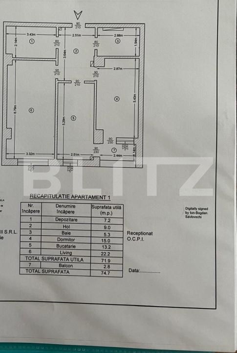 Apartament de vânzare 2 camere Copou - 200116AV | BLITZ Iași | Poza11