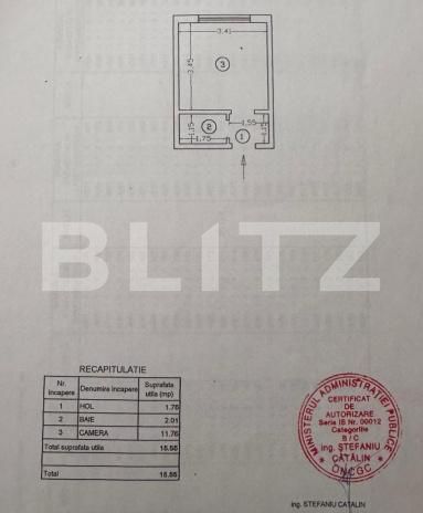 Garsonieră de vânzare Pacurari - 200452AV | BLITZ Iași | Poza6