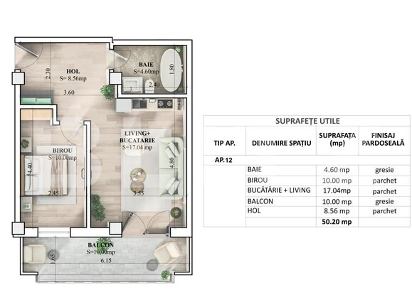 Apartament de vânzare 2 camere Galata - 200540AV | BLITZ Iași | Poza1