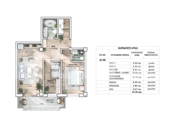 Apartament de vânzare 3 camere Galata - 200648AV | BLITZ Iași | Poza13