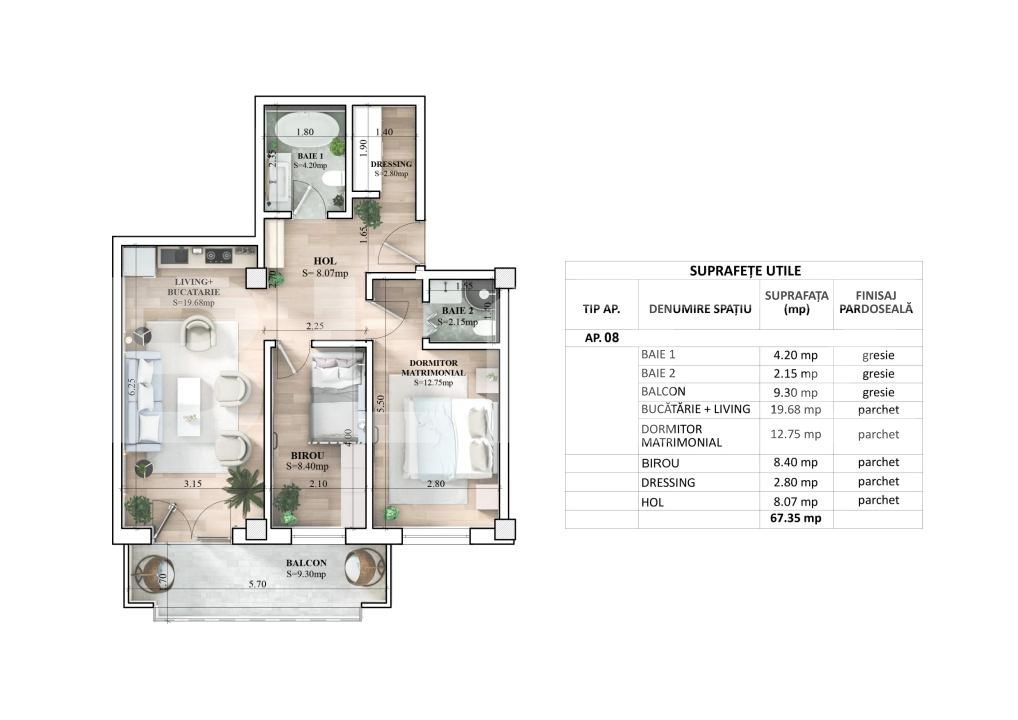 Apartament de vânzare 3 camere Galata - 200648AV | BLITZ Iași | Poza13