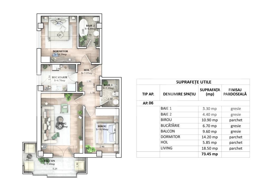 Apartament de vânzare 3 camere Galata - 200964AV | BLITZ Iași | Poza13