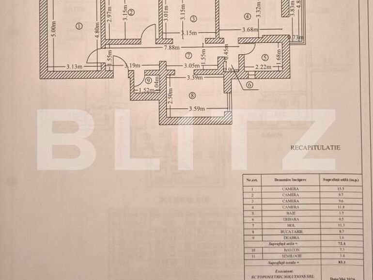 Apartament de vânzare 4 camere Zimbru - 201840AV | BLITZ Iași | Poza1