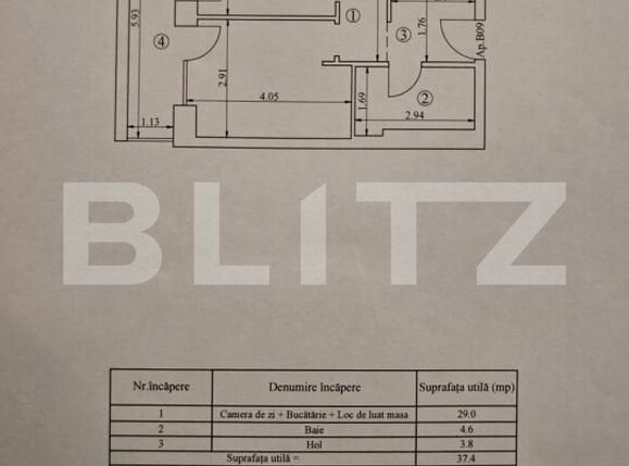 Apartament de vânzare 2 camere Baza 3 - 202274AV | BLITZ Iași | Poza9