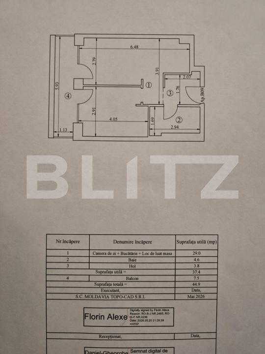 Apartament de vânzare 2 camere Baza 3 - 202274AV | BLITZ Iași | Poza9