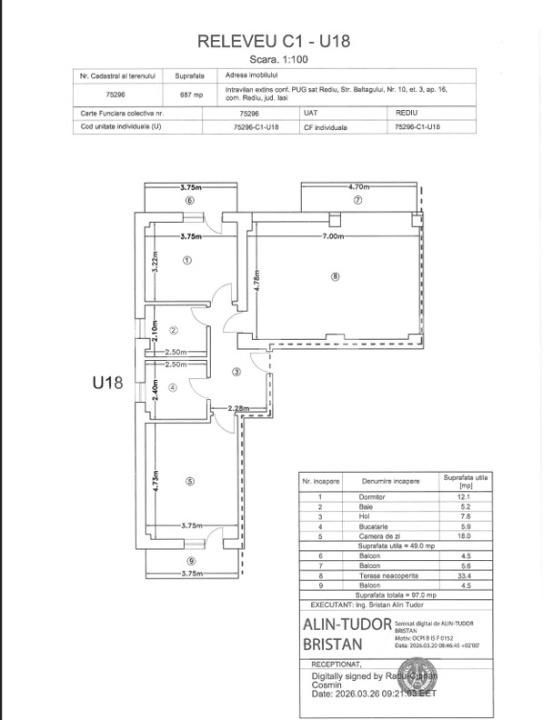 Apartament de vânzare 3 camere Rediu - 202499AV | BLITZ Iași | Poza6