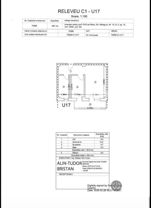 Garsonieră de vânzare Rediu - 202507AV | BLITZ Iași | Poza6
