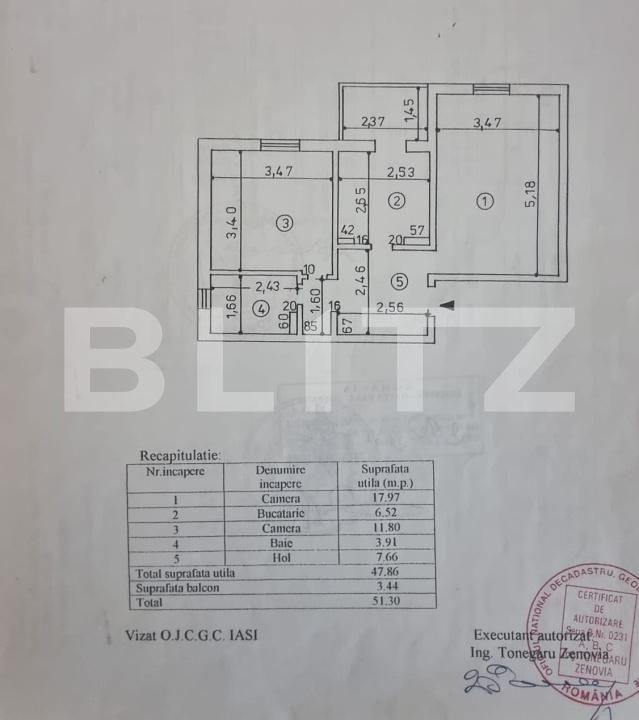 Apartament de vânzare 2 camere Nicolina - 202725AV | BLITZ Iași | Poza2