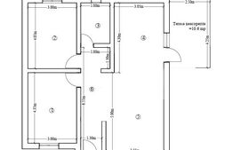 Casa individuală, 70 mp, teren 305 mp, zona Hlincea