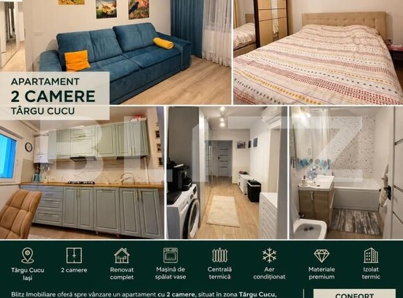 Apartament de vânzare 2 camere Targu Cucu - 205382AV | BLITZ Iași | Poza1