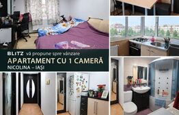 Apartament cu 1 camera, 41 mp, zona Nicolina