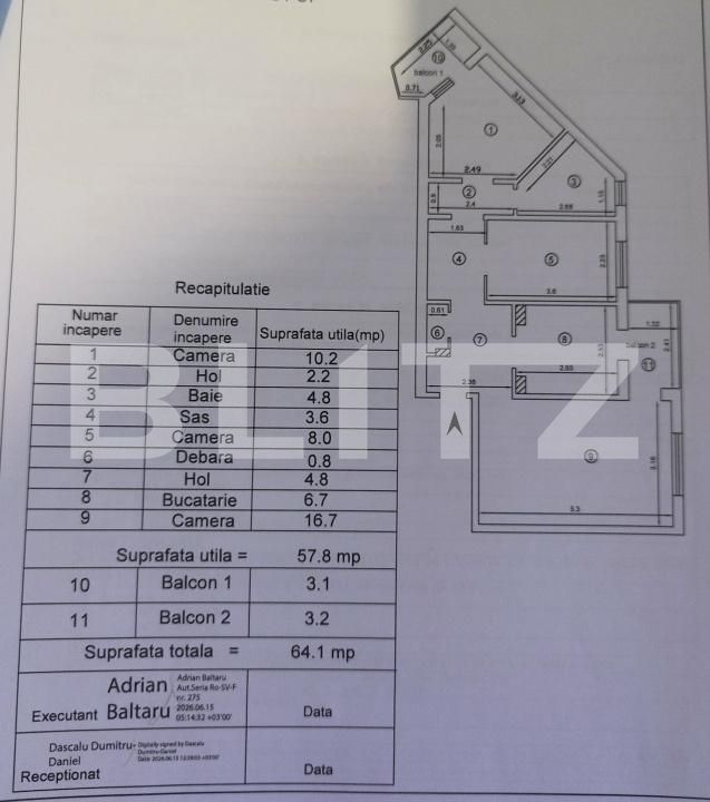 Apartament de vânzare 3 camere Alexandru cel Bun - 206209AV | BLITZ Iași | Poza9