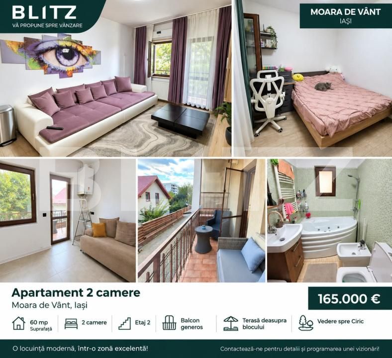 Apartament de vânzare 2 camere Moara de Vant - 206629AV | BLITZ Iași | Poza6