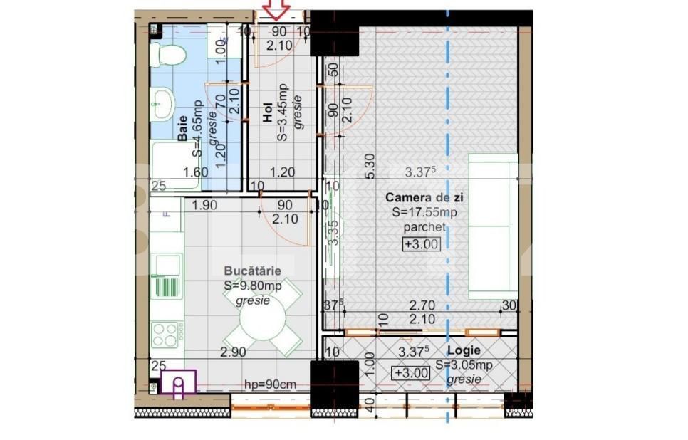 Garsonieră de vânzare Lunca Cetatuii - 206979AV | BLITZ Iași | Poza9