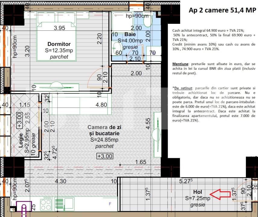 Apartament de vânzare 2 camere Lunca Cetatuii - 206986AV | BLITZ Iași | Poza10