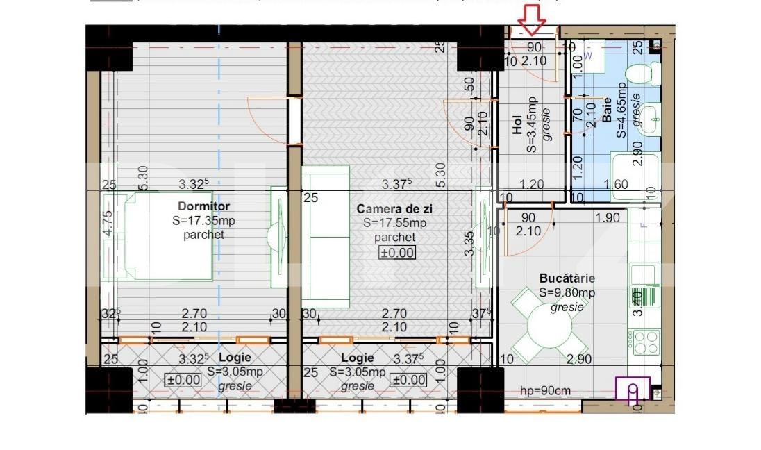 Apartament de vânzare 2 camere Lunca Cetatuii - 207049AV | BLITZ Iași | Poza9
