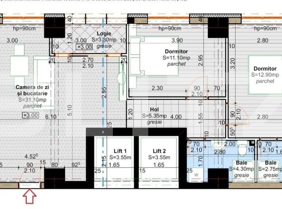 Apartament de vânzare 3 camere Lunca Cetatuii - 207147AV | BLITZ Iași | Poza12