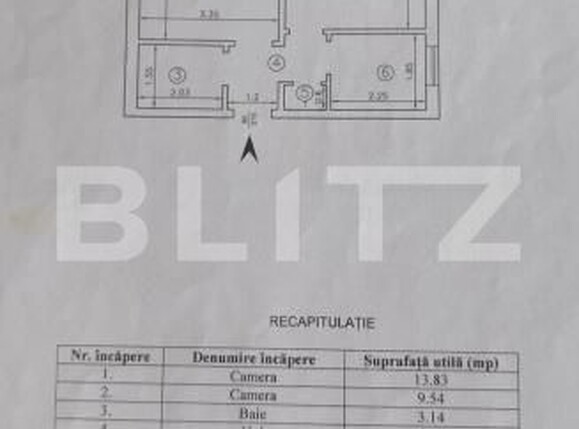 Apartament de vânzare 2 camere Moara de foc - 208060AV | BLITZ Iași | Poza9