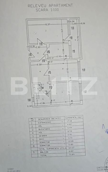 Apartament de vânzare 3 camere Podu Ros - 208077AV | BLITZ Iași | Poza1