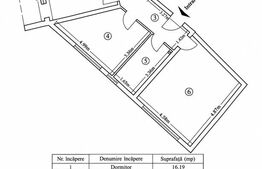 Apartament 3 camere, 68.88 mp, zona Bucium