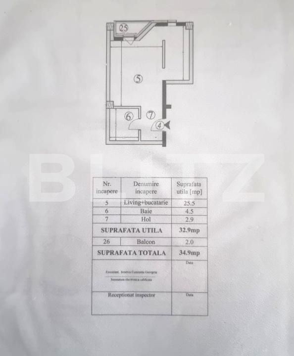 Garsonieră de vânzare Visani - 208625AV | BLITZ Iași | Poza1