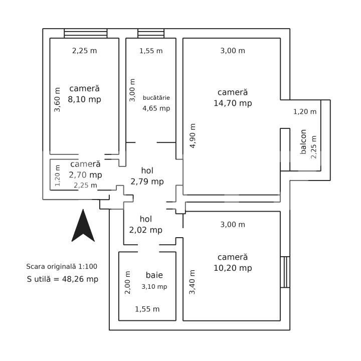 Apartament de vânzare 3 camere Mircea cel Batran - 208905AV | BLITZ Iași | Poza9