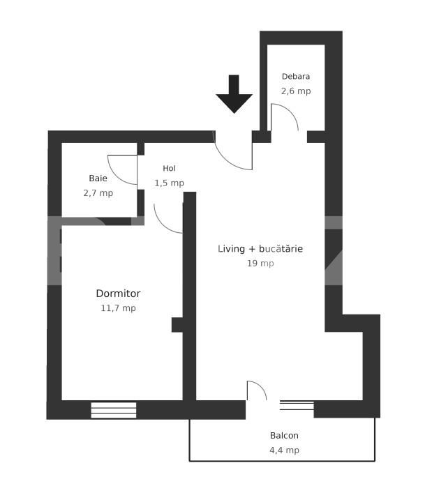 Apartament de vânzare 2 camere Valea Lupului - 209150AV | BLITZ Iași | Poza8