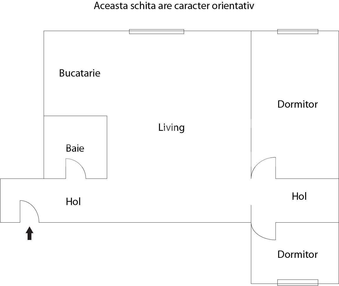 Apartament de 3 camere, zona centrala, aproape de Universitatea Gheorghe Asachi