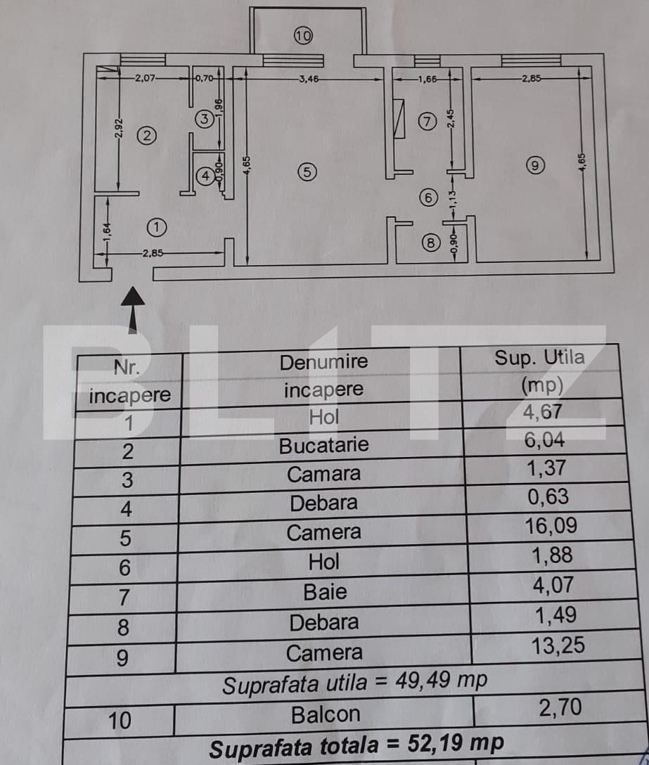 Apartament de vânzare 2 camere Tatarasi - 71084AV | BLITZ Iași | Poza1
