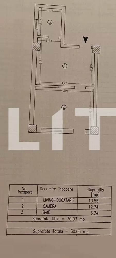 Apartament de vânzare 2 camere Ultracentral - 71120AV | BLITZ Iași | Poza1