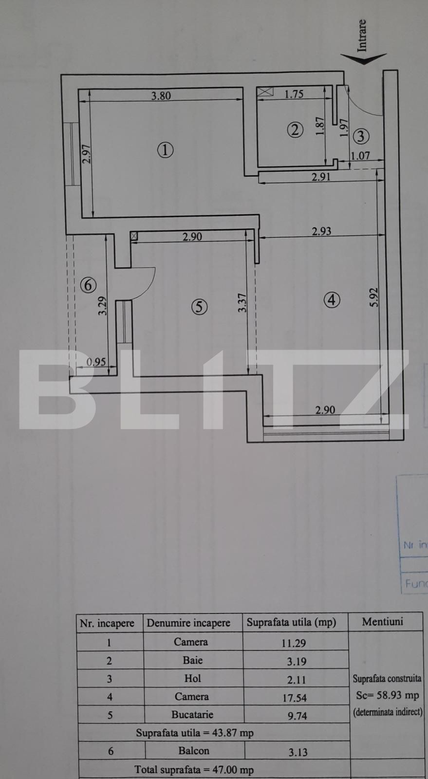Apartament de vânzare 2 camere Cug - 71511AV | BLITZ Iași | Poza1