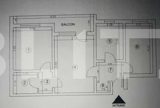 Apartament de 3 camere, etaj intermediar, zona Gara Nicolina