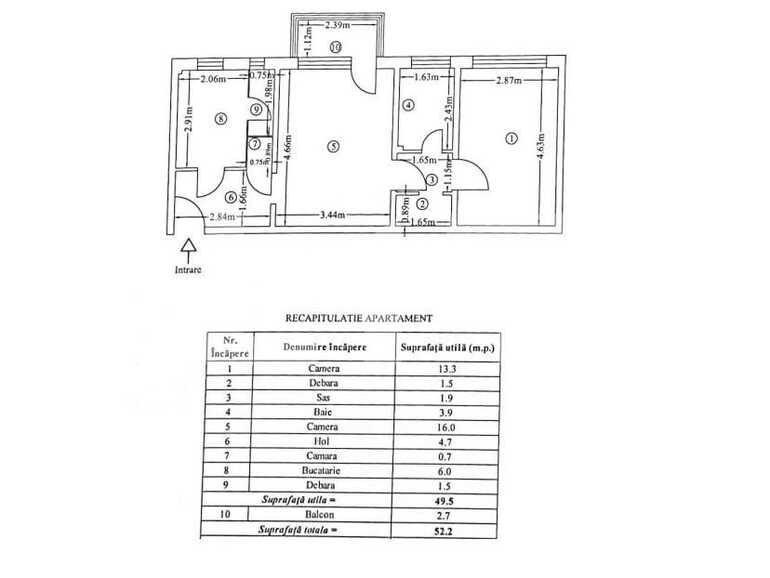 Apartament de vânzare 2 camere Podu Ros - 72586AV | BLITZ Iași | Poza1