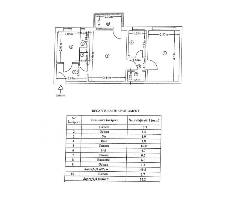 Apartament de vânzare 2 camere Podu Ros - 72586AV | BLITZ Iași | Poza1