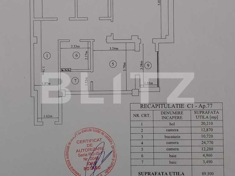 Apartament de vânzare 3 camere Pacurari - 74277AV | BLITZ Iași | Poza1