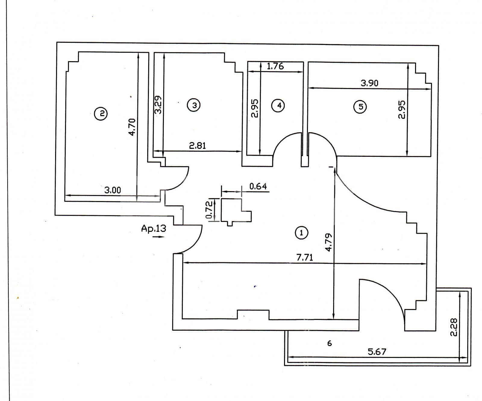Apartament de vânzare 4+ camere Cug - 75027AV | BLITZ Iași | Poza1
