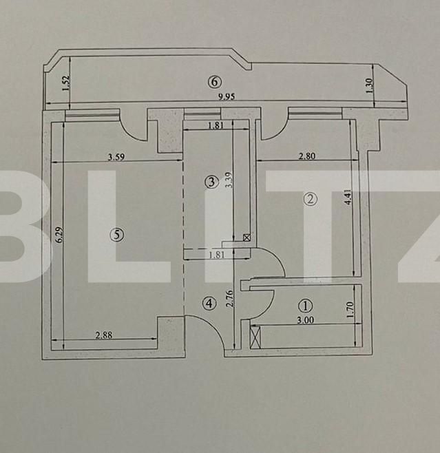 Apartament de 2 camere, etaj intermediar, bloc nou din 2020, zona Copou