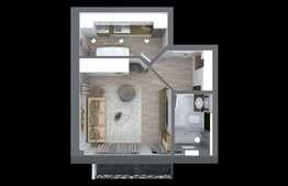 Garsoniera de 37 mp, in complex complex nou, zona Kaufland Pacurari