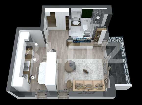 Garsonieră de vânzare Rediu - 76539AV | BLITZ Iași | Poza6