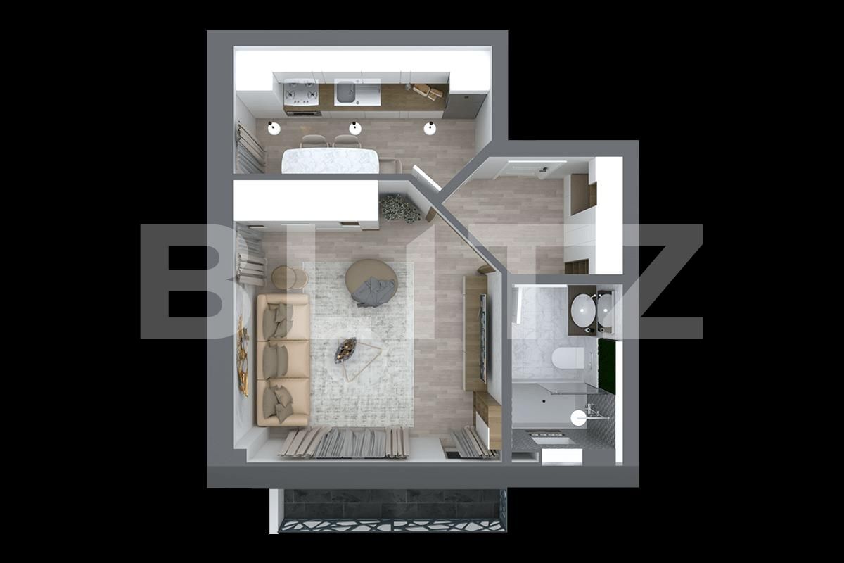 Garsonieră de vânzare Rediu - 76539AV | BLITZ Iași | Poza8