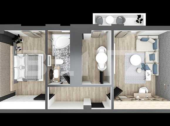 Apartament de vânzare 2 camere Rediu - 76542AV | BLITZ Iași | Poza5