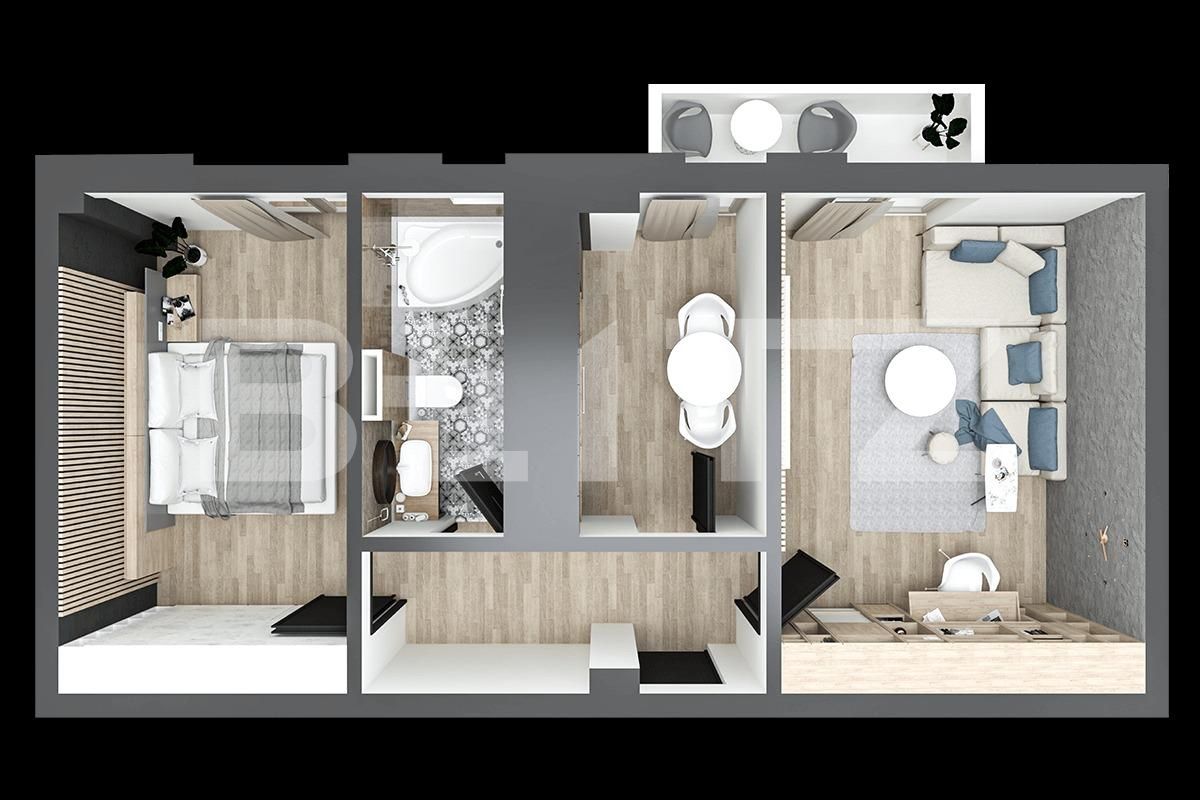 Apartament de vânzare 2 camere Rediu - 76542AV | BLITZ Iași | Poza5