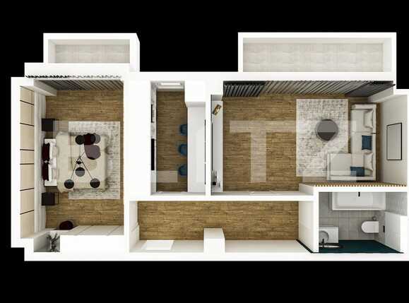 Apartament de vânzare 2 camere Rediu - 76554AV | BLITZ Iași | Poza6