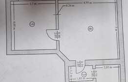 Apartament de 2 camere, semidecomandat, 55 mp, Ultracentral