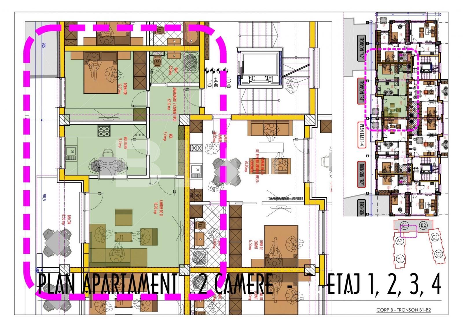 Apartament de vânzare 2 camere Pacurari - 76709AV | BLITZ Iași | Poza1