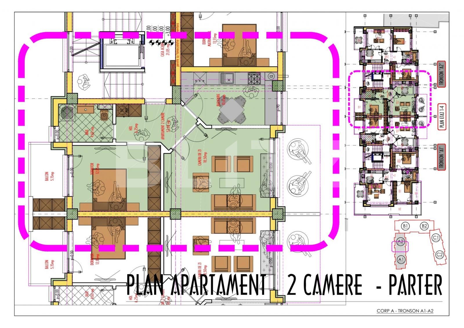 Apartament de vânzare 2 camere Pacurari - 76714AV | BLITZ Iași | Poza1